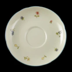 Marie-Luise Kombi-Untertasse 15 cm Streublume blauer Rand