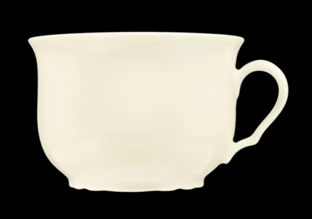Marieluise Milchkaffeeobertasse 0,37 l elfenbein
