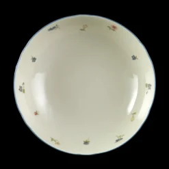Marie-Luise Schüssel rund 23 cm Streublume blauer Rand