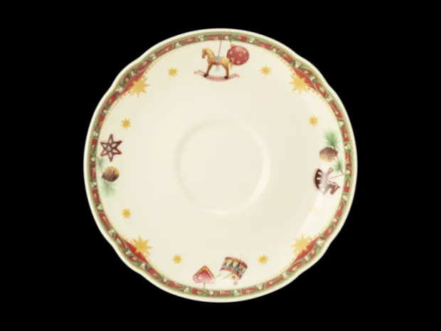 Marie-Luise Teeuntertasse 13 cm Weihnachtsnostalgie