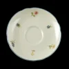 Marie-Luise Untertasse zur Moccatasse 12 cm Streublume blauer Rand