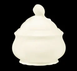 Marie-Luise Zuckerdose 2 Personen elfenbein