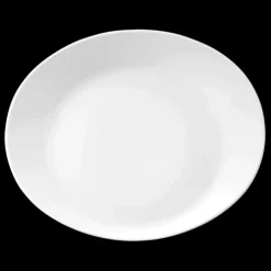 Meran Gourmetteller flach Organic 29,5 cm weiß