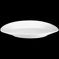 Meran Gourmetteller flach Organic 34 cm weiß