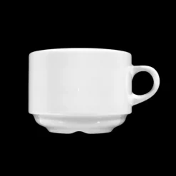 Meran Milchkaffeetasse weiß