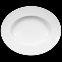 Meran Pastateller oval 32 cm weiß