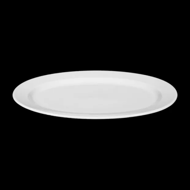 Meran Platte oval 28 cm weiß