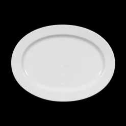 Meran Platte oval 28 cm weiß