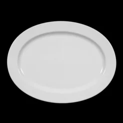 Meran Platte oval 31 cm weiß