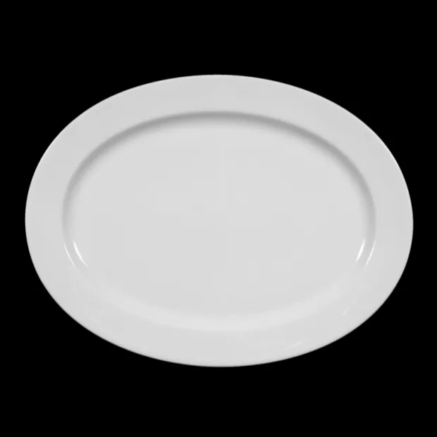 Meran Platte oval 31 cm weiß