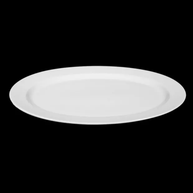 Meran Platte oval 31 cm weiß