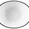 Modern Life Bowl oval 12 cm Black Line