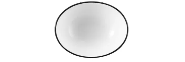 Modern Life Bowl oval 9 cm Black Line