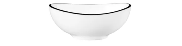 Modern Life Bowl oval 9 cm Black Line