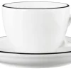 Modern Life Cappuccinotasse 1131 0,22 l m.Untertasse Black Line