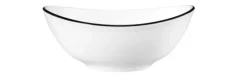 Modern Life Suppenschale oval 16 cm Black Line