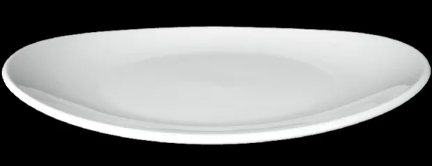 Modern Life Teller oval 25 cm weiß