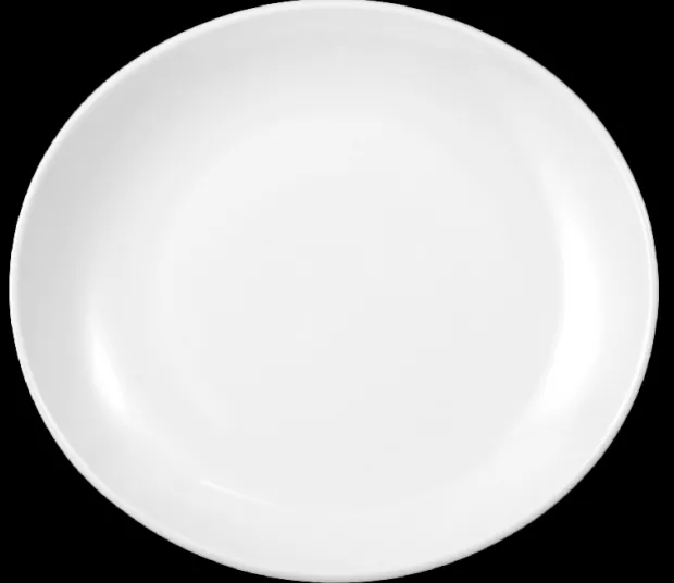 Modern Life Teller oval 27 cm weiß