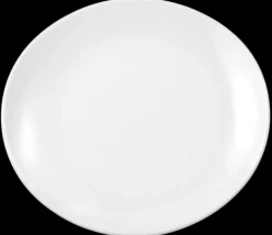 Modern Speiseteller oval 25 cm Life Black Line