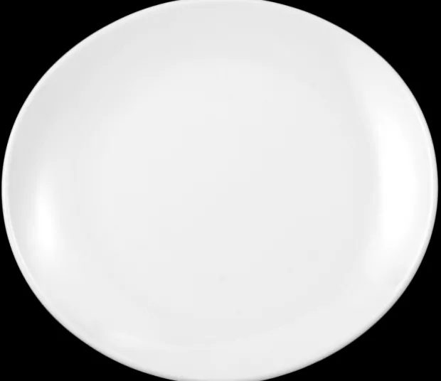 Modern Speiseteller oval 25 cm Life Black Line