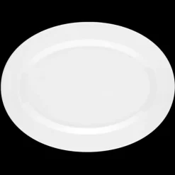 No Limits Servierplatte oval 31x23 cm weiss AUSLAUF