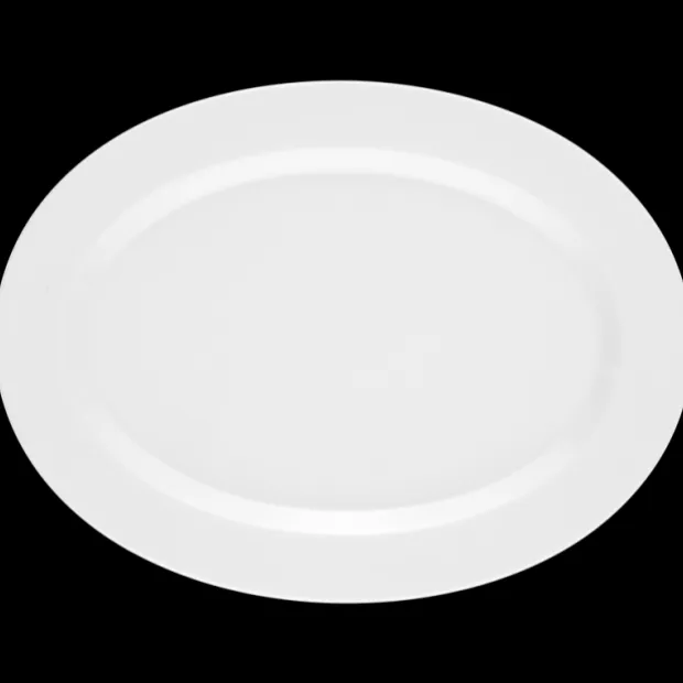 No Limits Servierplatte oval 35x26 cm weiss AUSLAUF