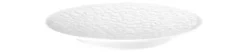 Nori-Home Brotteller rund 16,5 cm Vollrelief weiß