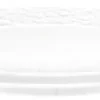 Nori-Home Frühstücksteller rund 21cm Relief schmal weiß