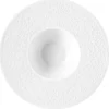 Nori-Home Pastateller tief 26,5 cm Relief breit weiß