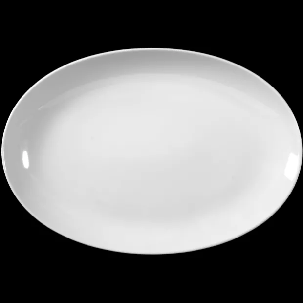 Rondo / Liane Platte oval 35 cm weiß